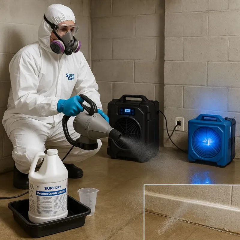 Sanitization and Odor Removal process in Midway City, CA